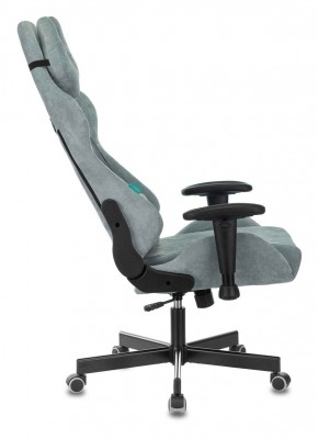 Кресло игровое Бюрократ VIKING KNIGHT LT28 FABRIC серо-голубой в Кургане - kurgan.ok-mebel.com | фото 2