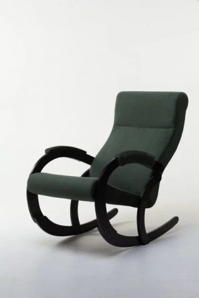 Кресло-качалка КОРСИКА 34-Т-AG (зеленый) в Кургане - kurgan.ok-mebel.com | фото 1