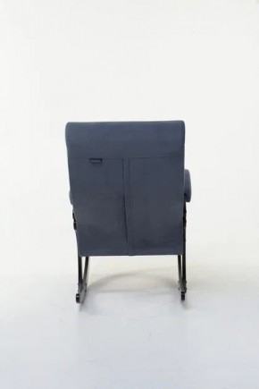 Кресло-качалка КОРСИКА 34-Т-AN (темно-синий) в Кургане - kurgan.ok-mebel.com | фото 2