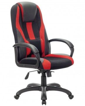 Кресло компьютерное BRABIX PREMIUM "Rapid GM-102" (экокожа/ткань, черное/красное) 532107 в Кургане - kurgan.ok-mebel.com | фото