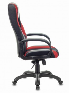 Кресло компьютерное BRABIX PREMIUM "Rapid GM-102" (экокожа/ткань, черное/красное) 532107 в Кургане - kurgan.ok-mebel.com | фото 3