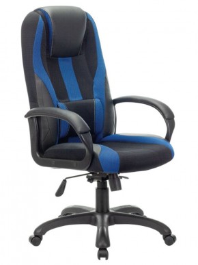 Кресло компьютерное BRABIX PREMIUM "Rapid GM-102" (экокожа/ткань, черное/синее) 532106 в Кургане - kurgan.ok-mebel.com | фото 1