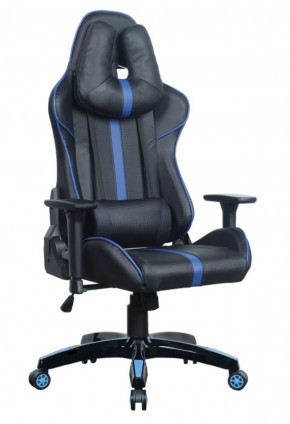 Кресло компьютерное BRABIX "GT Carbon GM-120" (черное/синее) 531930 в Кургане - kurgan.ok-mebel.com | фото