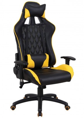 Кресло компьютерное BRABIX "GT Master GM-110" (черное/желтое) 531927 в Кургане - kurgan.ok-mebel.com | фото