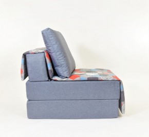 Кресло-кровать бескаркасное Харви (серый-геометрия слейт) в Кургане - kurgan.ok-mebel.com | фото 2