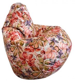 Кресло-мешок Цветы XL в Кургане - kurgan.ok-mebel.com | фото