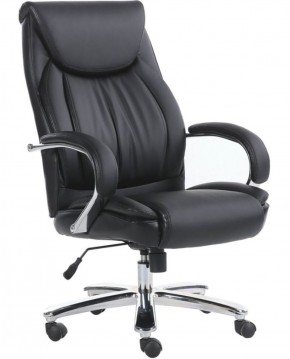 Кресло офисное BRABIX PREMIUM "Advance EX-575" (хром, экокожа, черное) 531825 в Кургане - kurgan.ok-mebel.com | фото
