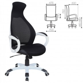 Кресло офисное BRABIX PREMIUM "Genesis EX-517" (белый/черный) 531573 в Кургане - kurgan.ok-mebel.com | фото