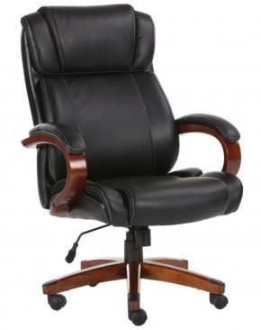 Кресло офисное BRABIX PREMIUM "Magnum EX-701" (дерево, рециклированная кожа, черное) 531827 в Кургане - kurgan.ok-mebel.com | фото