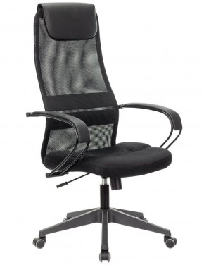 Кресло офисное BRABIX PREMIUM "Stalker EX-608 PL" (ткань-сетка/кожзам, черное) 532090 в Кургане - kurgan.ok-mebel.com | фото