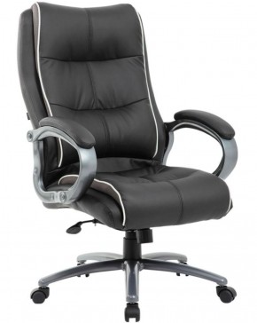 Кресло офисное BRABIX PREMIUM "Strong HD-009" (экокожа черная, ткань серая) 531945 в Кургане - kurgan.ok-mebel.com | фото