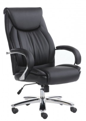 Кресло офисное BRABIX "Advance EX-575" (хром/экокожа/черное) 531825 в Кургане - kurgan.ok-mebel.com | фото