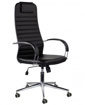 Кресло офисное BRABIX "Pilot EX-610 CH" premium (черное/кожзам) 532418 в Кургане - kurgan.ok-mebel.com | фото