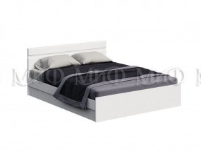 НЭНСИ NEW Кровать 1,4 м (Белый глянец холодный/Белый) в Кургане - kurgan.ok-mebel.com | фото 1