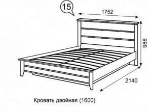 Кровать 1600 с ПМ София 15 в Кургане - kurgan.ok-mebel.com | фото 3