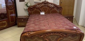 Кровать 2-х спальная 1600*2000 Роза, без основания (01.116) орех в Кургане - kurgan.ok-mebel.com | фото