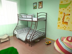 Кровать 2-х ярусная Глория 1400*1900 (МилСон)  в Кургане - kurgan.ok-mebel.com | фото
