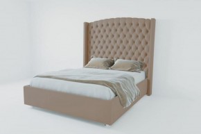 Кровать Берлин ЛЮКС без основания 800 (велюр серый) в Кургане - kurgan.ok-mebel.com | фото