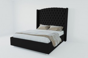 Кровать Берлин ЛЮКС с ПМ 2000 (экокожа кольт ч) в Кургане - kurgan.ok-mebel.com | фото 2