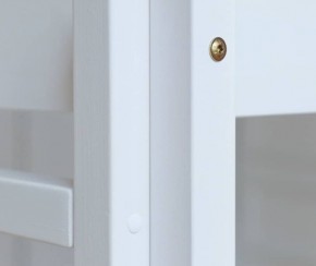 Кровать-домик двухъярусная 80*160 Белый в Кургане - kurgan.ok-mebel.com | фото 3