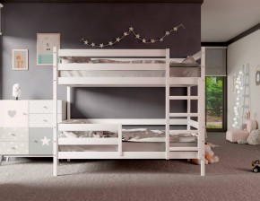 Кровать двухъярусная без крыши 80*190 Белый в Кургане - kurgan.ok-mebel.com | фото 2