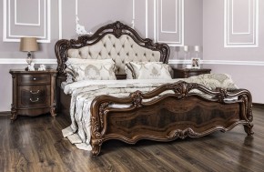 Кровать двуспальная Илона с мягким изголовьем (1800) караваджо в Кургане - kurgan.ok-mebel.com | фото