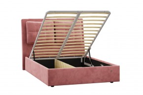 Кровать Ester 1400 с основанием и ПМ (Ультра коралл) Модель 311 в Кургане - kurgan.ok-mebel.com | фото 2