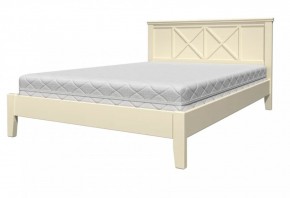 ГРАЦИЯ-2 Кровать из массива 1600 (Слоновая кость) в Кургане - kurgan.ok-mebel.com | фото