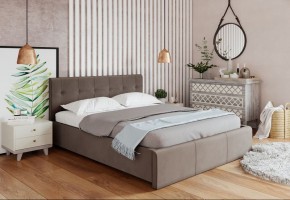 Кровать Изабелла с латами Newtone cacao 1600x2000 в Кургане - kurgan.ok-mebel.com | фото 2