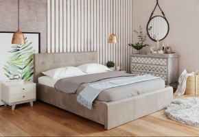 Кровать Изабелла с латами Newtone light beige 1400x2000 в Кургане - kurgan.ok-mebel.com | фото 2