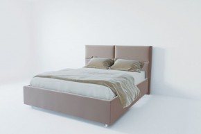 Кровать Корсика с ПМ 1200 (велюр серый) в Кургане - kurgan.ok-mebel.com | фото 2
