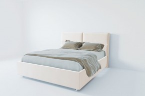 Кровать Корсика с ПМ 800 (экокожа белая) в Кургане - kurgan.ok-mebel.com | фото 2