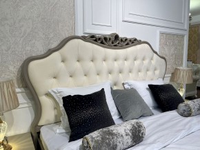 Кровать Мокко 1800 с мягким изголовьем + основание (серый камень) в Кургане - kurgan.ok-mebel.com | фото 2