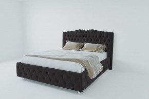 Кровать Нягань с ПМ 1200 (экокожа кольт ч) в Кургане - kurgan.ok-mebel.com | фото 2