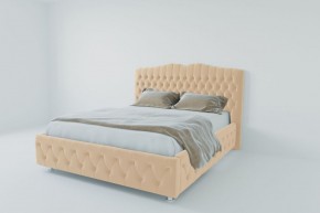 Кровать Нягань с ПМ 900 (экокожа бежевая) в Кургане - kurgan.ok-mebel.com | фото