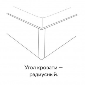 Кровать "Сандра" БЕЗ основания 1200х2000 в Кургане - kurgan.ok-mebel.com | фото 3