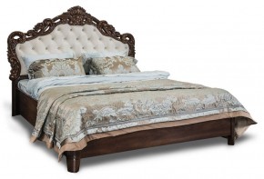Кровать с мягким изголовьем "Патрисия", ламели (1600) караваджо в Кургане - kurgan.ok-mebel.com | фото