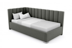 Кровать угловая Хлоя интерьерная +основание (80х200) в Кургане - kurgan.ok-mebel.com | фото 4
