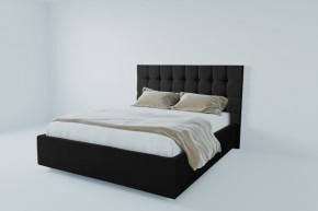 Кровать Венеция с ПМ 1200 (экокожа кольт ч) в Кургане - kurgan.ok-mebel.com | фото 2