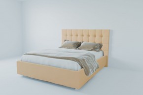 Кровать Венеция с ПМ 900 (экокожа бежевая) в Кургане - kurgan.ok-mebel.com | фото 2