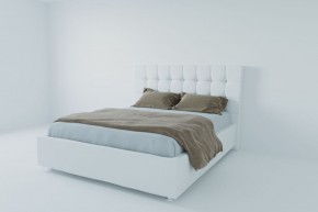 Кровать Венеция с ПМ 900 (экокожа белая) в Кургане - kurgan.ok-mebel.com | фото 2