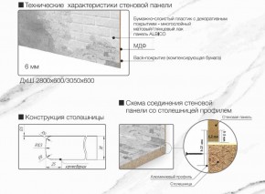 Кухонный фартук со столешницей (А-01) в едином стиле (3050 мм) в Кургане - kurgan.ok-mebel.com | фото 7