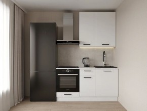 Кухонный гарнитур Белый Глянец 1600 h950 (Стол. 26мм) в Кургане - kurgan.ok-mebel.com | фото