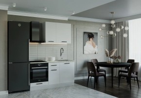 Кухонный гарнитур Белый Глянец 1600 (Стол. 26мм) в Кургане - kurgan.ok-mebel.com | фото
