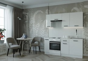 Кухонный гарнитур Белый Глянец 1800 (Стол. 26мм) в Кургане - kurgan.ok-mebel.com | фото