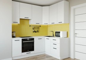 Кухонный гарнитур Белый Глянец 2200*1600 h950 (Стол. 38мм) в Кургане - kurgan.ok-mebel.com | фото