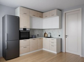 Кухонный гарнитур Демо 2200*1700 (Стол. 38мм) в Кургане - kurgan.ok-mebel.com | фото