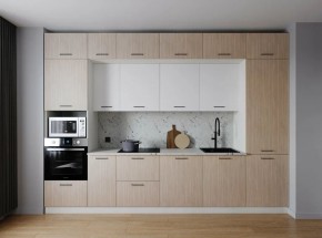 Кухонный гарнитур Демо 3400 (Стол. 38мм) в Кургане - kurgan.ok-mebel.com | фото