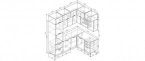 Кухонный гарнитур Элеганция  2200*1700 (Стол. 38мм) в Кургане - kurgan.ok-mebel.com | фото 2
