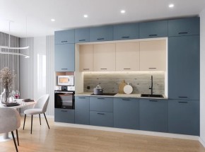 Кухонный гарнитур Фьюжн 3400 (Стол. 38мм) в Кургане - kurgan.ok-mebel.com | фото